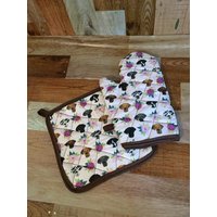 Toller Dane Topflappen Und Ofenbesatz Individuell/Set, Isoliert, Gesteppt von Sewmanydeals