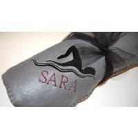 Gestickte Fleece Stadiondecke Personalisierte Decke von Sewmuchfunstuff