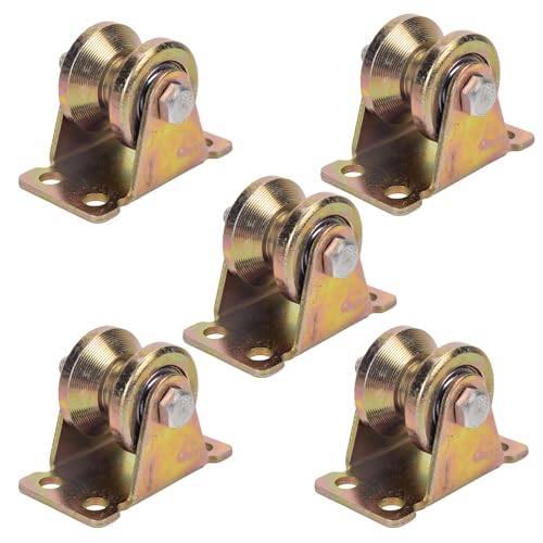 5 Stück Umlenkrollen für Seile, V-Nut-Rollenrad Stahl Lenkrollen Tragkraft 200kg, Umlenkrolle Stahlseil, Seilrollen, Seilrolle Mit Kugellager, Umlenkrolle Edelstahl, Mini Umlenkrolle. 5 Stück Umlenkrollen für Seile, V-Nut-Rollenrad Stahl Lenkrollen Tragkraft 200kg, Umlenkrolle Stahlseil, Seilrollen, Seilrolle Mit Kugellager, Umlenkrolle Edelstahl, Mini Umlenkrolle. von Sewokon