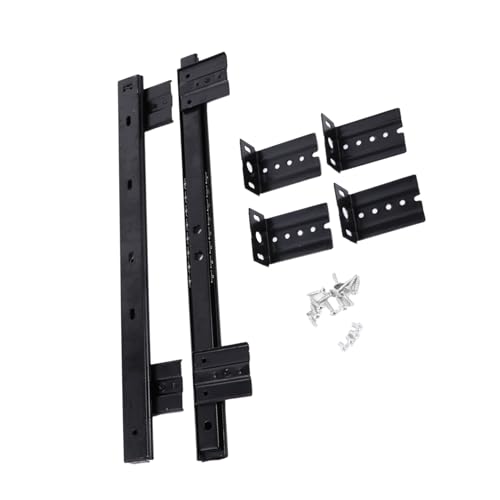 Sewroro 1 Paar Tastatur Schubladenführungen Schlüssel Schwarz Langlebig Leise für Schreibtisch Tastaturablage mit Einfache Installation Robustes Design Sewroro 1 Paar Tastatur Schubladenführungen Schlüssel Schwarz Langlebig Leise für Schreibtisch Tastaturablage mit Einfache Installation Robustes Design von Sewroro