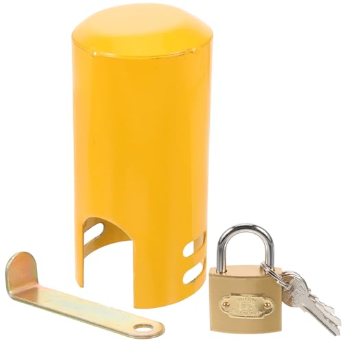Sewroro 1 Satz Diebstahl Wasserhahn Schloss Praktische Abdeckung mit Schlüssel Metallischer Schutz für Außenwasserhähne Frostsicherer Wasserhahn Schutz für Winter Einsetzbar Sewroro 1 Satz Diebstahl Wasserhahn Schloss Praktische Abdeckung mit Schlüssel Metallischer Schutz für Außenwasserhähne Frostsicherer Wasserhahn Schutz für Winter Einsetzbar von Sewroro