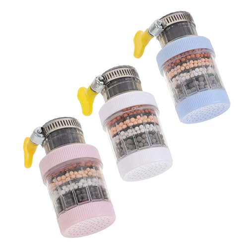 Sewroro 1 Satz Wasserfilter für Küchenspülen Teiliges Set mit Abnehmbaren Filtern und Filterbaumwolle Spritzwassergeschütztes Design Einfache Installation und Effektive Filtration für von Sewroro