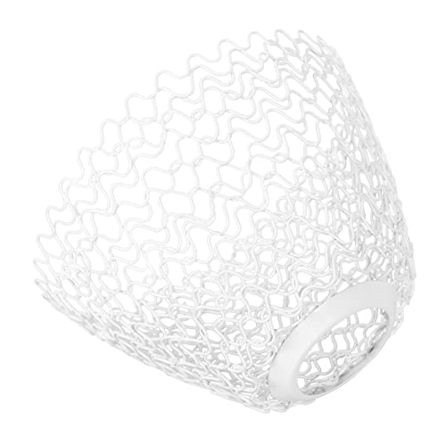 Sewroro 1 Stück Eisen Lampenschirm Weißer Metall Hängelampe Zubehör Moderner Lampenschirm für Deckenleuchten Installieren Geeignet für Schlafzimmer und Wohnzimmer Hochwertiges Langlebiges von Sewroro