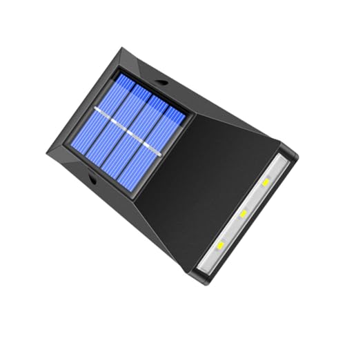 Sewroro 1 Stück Solar Wandleuchte LED Außenlampe für Garten Energiesparende Solarleuchte für Park und Terrasse Praktische Deko mit Hoher Ladeeffizienz von Sewroro