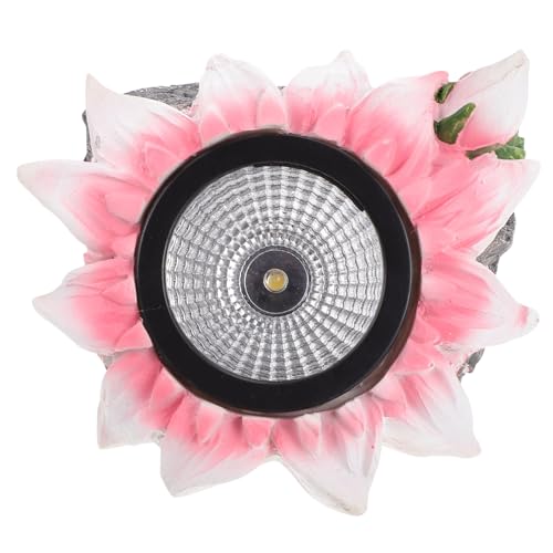 Sewroro 1 Stück Solarleuchte Blumenform Wasserdichtes Design Kreative Gartendekoration für Außenbereiche Energieeinsparung für Garten und Innenhof von Sewroro