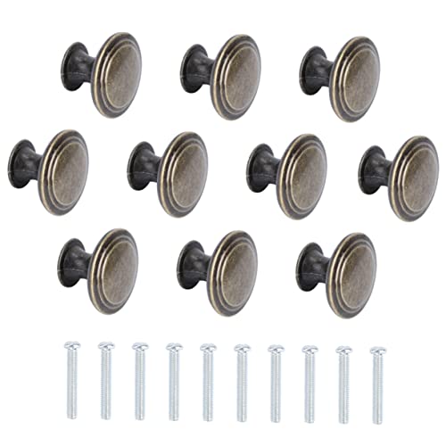 Sewroro 10 Stück Antiker Teiliges Schubladengriffe Runde Möbelknöpfe für Küchenschränke Kommoden und Schränke Rostbeständig Vintage Design Hochwertige Verarbeitung Sewroro 10 Stück Antiker Teiliges Schubladengriffe Runde Möbelknöpfe für Küchenschränke Kommoden und Schränke Rostbeständig Vintage Design Hochwertige Verarbeitung von Sewroro