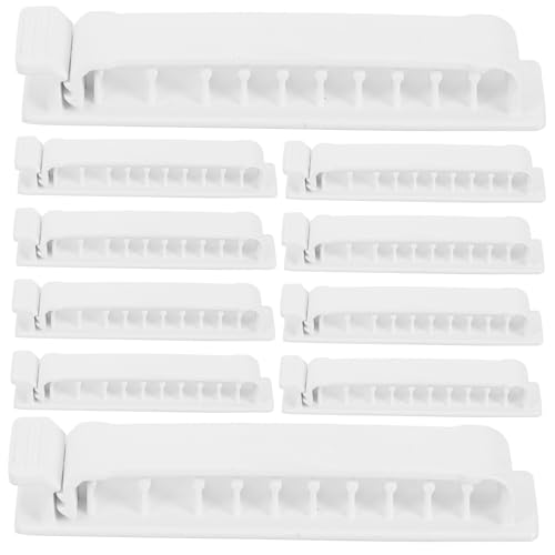 Sewroro 10 Stück Kabel Clips Selbstklebende Kabel Organizer für Schreibtisch Einfache Installation Halt für Netzkabel USB und Praktische für Büro und Zuhause Sewroro 10 Stück Kabel Clips Selbstklebende Kabel Organizer für Schreibtisch Einfache Installation Halt für Netzkabel USB und Praktische für Büro und Zuhause von Sewroro