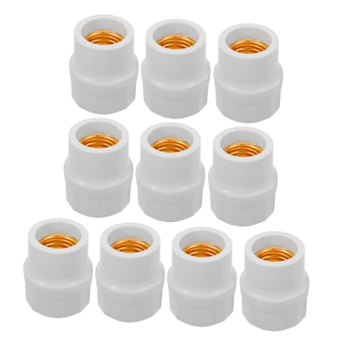 Sewroro 10 Stück Lampenfassung Schraubsockel Gewinde LED Lampenhalterung Hängelampe Sockel für Zuhause Büro Lager Beleuchtung von Sewroro