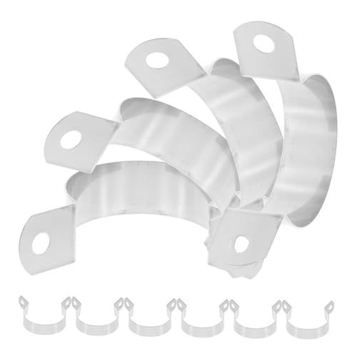 Sewroro 10 Stück Teiliges Edelstahl Rohrschellen U Bügel Rohrklammern Stabile Wasserleitung Halter Gartenbefestigung Langlebige Metallrohrklemmen Sewroro 10 Stück Teiliges Edelstahl Rohrschellen U Bügel Rohrklammern Stabile Wasserleitung Halter Gartenbefestigung Langlebige Metallrohrklemmen von Sewroro