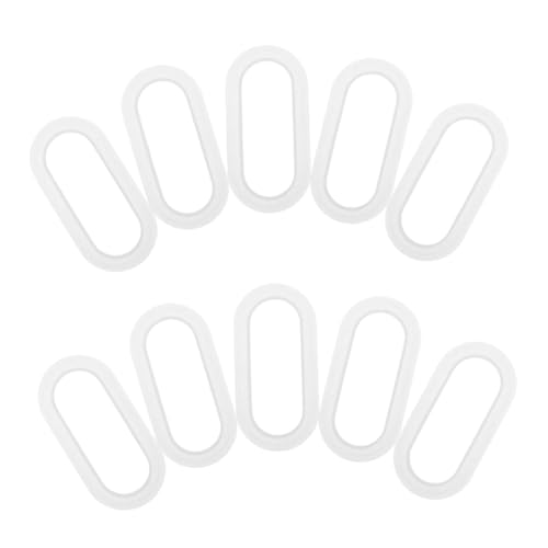 Sewroro 10 Stück Teiliges Kunststoff griffe für Kartons Ergonomisch Geformt Schwerlastfähig Einfach Anzubringen Kompatibel mit Umzugskartons und Aufbewahrungsboxen Transparent Vielseitig von Sewroro