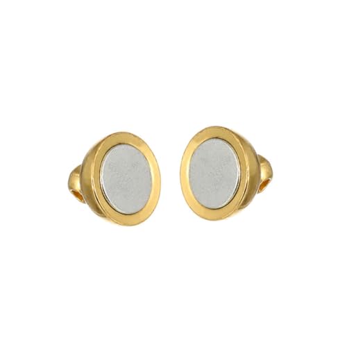 Sewroro 10 Stück Teiliges Magnetverschluss für Schmuck DIY Schmuckverbinder Starke Haltekraft Goldene und Weiße Farben Geeignet für Halsketten Armbänder Fußkettchen Handgefertigte von Sewroro