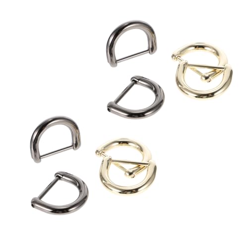 Sewroro 10 Stück Teiliges Metall D Ringe in Gold und Schwarz Langlebige DIY Tasche Zubehör Stabile Gurt Schlüsselhalter Vielseitig für Handtaschen Rucksäcke und Gepäck Idealer Ersatz für Sewroro 10 Stück Teiliges Metall D Ringe in Gold und Schwarz Langlebige DIY Tasche Zubehör Stabile Gurt Schlüsselhalter Vielseitig für Handtaschen Rucksäcke und Gepäck Idealer Ersatz für von Sewroro