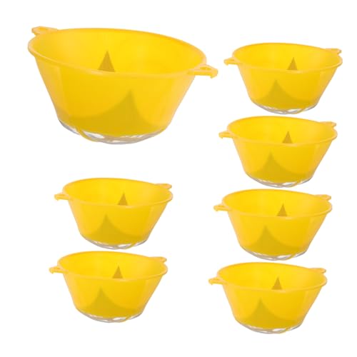 Sewroro 10 Stück Teiliges Mittelgroßes Farbsieb mit Feinem Netz Kunststofffilter für Öl Lackfarbe Verhindert Klümpchen und Verunreinigungen Stabile Konstruktion zum Filtern von Farbresten von Sewroro