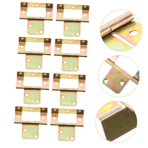 Sewroro 10 Stück Teiliges Möbelscharniere aus Edelstahl Schwer Belastbar Bündig Liegendes Design Vielseitig für Schranktüren und Klapptische Einfache Montage Langlebige Möbelbeschläge für von Sewroro