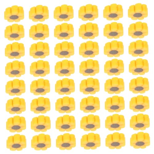 Sewroro 100 Stück Polymer Clay Perlen Bunte Flache Bastelperlen für DIY Schmuckherstellung für Armbänder Halsketten Ohrringe Kreative Handwerksprojekte von Sewroro