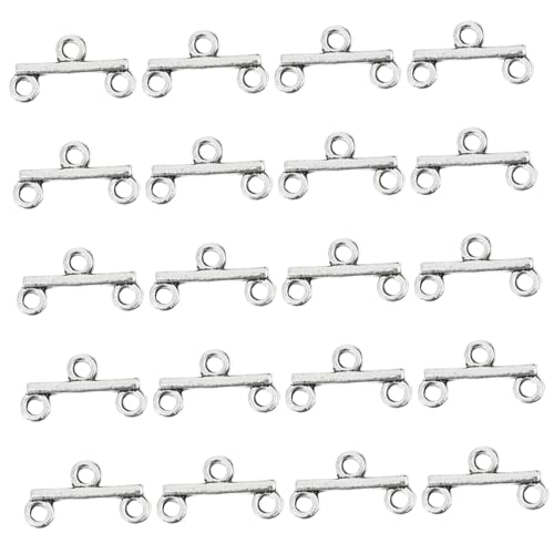 Sewroro 100 Stück Teiliges DIY Schmuckverschluss aus Langlebiger Vielseitige Kettenverbinder für Halsketten und Armbänder Stabile DIY Bastelverschlüsse in Antik silber für Kreative Sewroro 100 Stück Teiliges DIY Schmuckverschluss aus Langlebiger Vielseitige Kettenverbinder für Halsketten und Armbänder Stabile DIY Bastelverschlüsse in Antik silber für Kreative von Sewroro