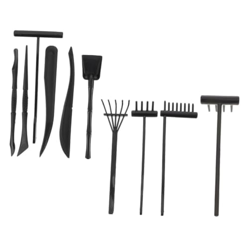 Sewroro 10stücke Mini Zen Garten Werkzeuge Für Sandtisch Zen Garten Rechen Dekoration Und Basteln Leicht Und Tragbar Für Schreibtisch Und Heimgebrauch von Sewroro