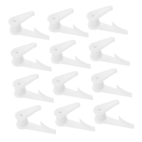 Sewroro 12 Stück Lampenschirm Clips Kunststoff Halterungen für Deckenleuchten Einfache Installation Befestigungselemente für Heimbeleuchtung von Sewroro