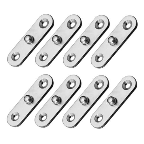Sewroro 12 Stück Teiliges Edelstahl Drehbare Verdeckte Scharniere für Schranktüren Rostfreie Korrosionsbeständige Heavy duty Pivot Scharniere mit Verstärkter Stabilität für Küchenschränke von Sewroro
