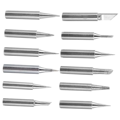 Sewroro 12 Stück Teiliges Set Lötspitzen aus Kupfer Kompatibel für Hakko Lötstation Langlebige Glatte Oberfläche Hohe Wärmeleitfähigkeit Vielseitige Ersatzspitzen für Präzises Löten Sewroro 12 Stück Teiliges Set Lötspitzen aus Kupfer Kompatibel für Hakko Lötstation Langlebige Glatte Oberfläche Hohe Wärmeleitfähigkeit Vielseitige Ersatzspitzen für Präzises Löten von Sewroro