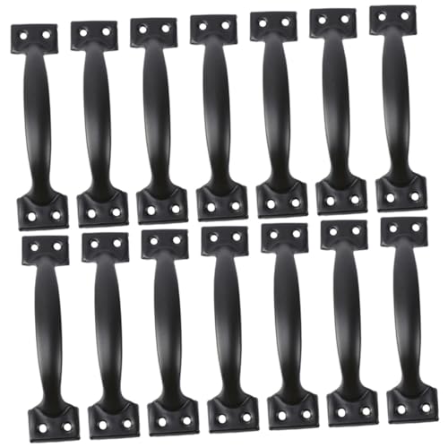 Sewroro 14 Stück Teiliges Schwarze Vintage Möbelgriffe aus Bogenförmige Schranktür und Schubladengriffe Einfache Montage Glatte Oberfläche für Kleiderschränke und Kommoden Sewroro 14 Stück Teiliges Schwarze Vintage Möbelgriffe aus Bogenförmige Schranktür und Schubladengriffe Einfache Montage Glatte Oberfläche für Kleiderschränke und Kommoden von Sewroro