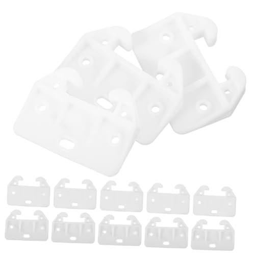 Sewroro 15 Stück Teiliges Kunststoff Schubladenführungs Große Langlebige Schubladenstopper zur Bodenreparatur Einfache Montage Glatte Oberfläche Geeignet für Kleiderschränke und Möbel von Sewroro