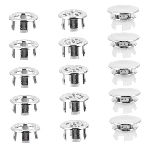 Sewroro 15 Stück Teiliges Waschbecken Überlaufring aus Dekorative Abdeckung für Badezimmer Waschtisch Langlebige und Praktische Überlaufabdeckung Passend für Spülbecken Loch Einfache Sewroro 15 Stück Teiliges Waschbecken Überlaufring aus Dekorative Abdeckung für Badezimmer Waschtisch Langlebige und Praktische Überlaufabdeckung Passend für Spülbecken Loch Einfache von Sewroro