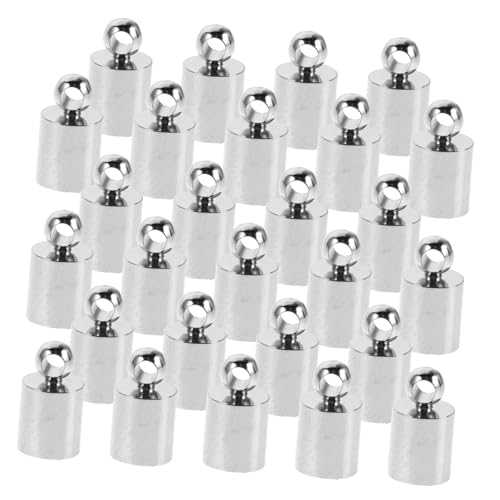 Sewroro 150 Stück Cord End Caps Kupfer Schmuckverbinder für DIY Halsketten Armbänder Quasten Schmuckzubehör Langlebige Kabelbefestiger Vielseitig für Schmuckherstellung Sewroro 150 Stück Cord End Caps Kupfer Schmuckverbinder für DIY Halsketten Armbänder Quasten Schmuckzubehör Langlebige Kabelbefestiger Vielseitig für Schmuckherstellung von Sewroro