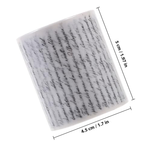 Sewroro 2 Rollen Retro Washi Tape Selbstklebendes DIY Papierband für Scrapbook Tagebuch Dekoration Vintage Gothic Stil Breit Kreativ und Spurlos Entfernbar von Sewroro