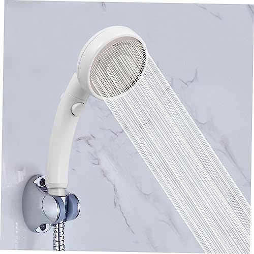 Sewroro 2 STÜCK Teiliges Handbrause Weiß Druckverstärkt Hitzebeständig Rotierbar Einstellbarer Wasserdruck Komfortable Handdusche mit Massagefunktion Wassersparend Für Haushalt und von Sewroro