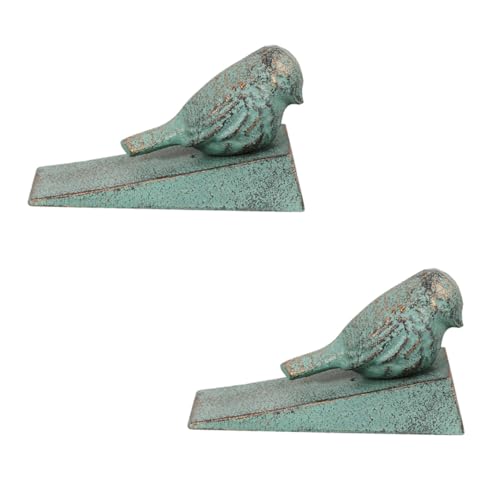 Sewroro 2 STÜCK Teiliges Retro Gusseisen Türkeil Vogel design Anti Kratzschutz Türstopper für Innen Außentüren Stabiler Bodentürkeil für Küche Schlafzimmer Garage Kinderfreundlich Sewroro 2 STÜCK Teiliges Retro Gusseisen Türkeil Vogel design Anti Kratzschutz Türstopper für Innen Außentüren Stabiler Bodentürkeil für Küche Schlafzimmer Garage Kinderfreundlich von Sewroro