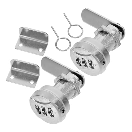 Sewroro 2 Sätze Metallkombinationsschloss aus Zinklegierung Mechanisches Zahlenschloss für Aktenschränke Briefkästen und Werkzeugkästen Kompakte Strapazierfähiger Schutz für Zuhause und Sewroro 2 Sätze Metallkombinationsschloss aus Zinklegierung Mechanisches Zahlenschloss für Aktenschränke Briefkästen und Werkzeugkästen Kompakte Strapazierfähiger Schutz für Zuhause und von Sewroro