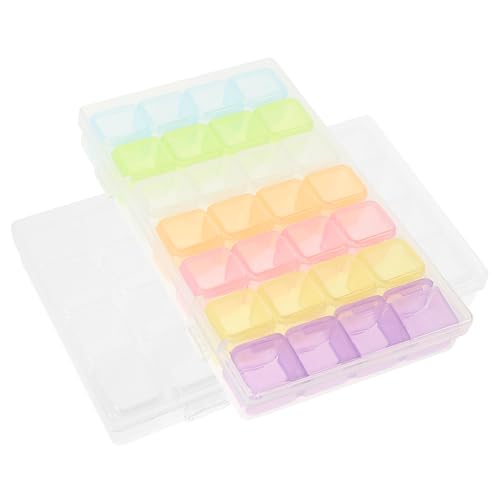 Sewroro 2 Sätze Nail Art Organizer Nagel Schmuck Aufbewahrungsbox mit Fächern Halbdurchsichtige Mini Sortierbox für Nageldekoration Praktisch und Langlebig Vielseitig für Schmuck und Sewroro 2 Sätze Nail Art Organizer Nagel Schmuck Aufbewahrungsbox mit Fächern Halbdurchsichtige Mini Sortierbox für Nageldekoration Praktisch und Langlebig Vielseitig für Schmuck und von Sewroro