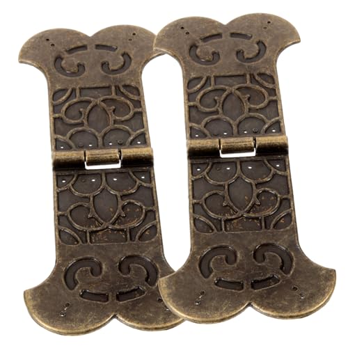 Sewroro 2 Stck Vintage Metall scharnier Kleine Robuste Klappenscharniere aus Metall für Holzboxen Dekorative Antike Scharniere mit Feinem Muster Rostfrei und Einfach zu Montieren für Sewroro 2 Stck Vintage Metall scharnier Kleine Robuste Klappenscharniere aus Metall für Holzboxen Dekorative Antike Scharniere mit Feinem Muster Rostfrei und Einfach zu Montieren für von Sewroro
