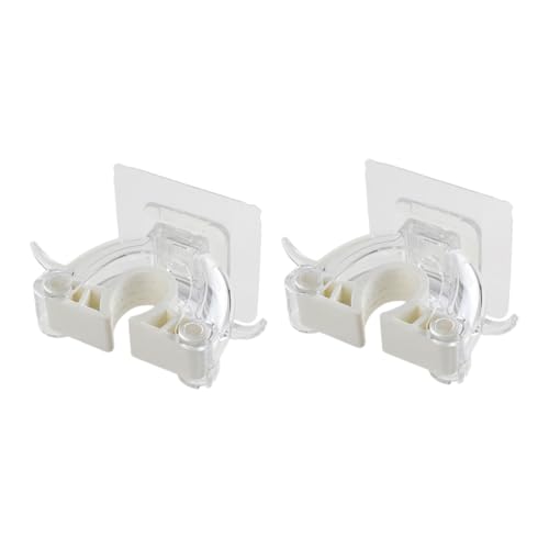 Sewroro 2 Stück Besenhalterung Wandmontage Selbstklebend Punch Schwerlast Mopphalter Transparent Weiß Multifunktional für Küche Bad und Zuhause Nahtloser Besen Regenschirmhalter Sewroro 2 Stück Besenhalterung Wandmontage Selbstklebend Punch Schwerlast Mopphalter Transparent Weiß Multifunktional für Küche Bad und Zuhause Nahtloser Besen Regenschirmhalter von Sewroro