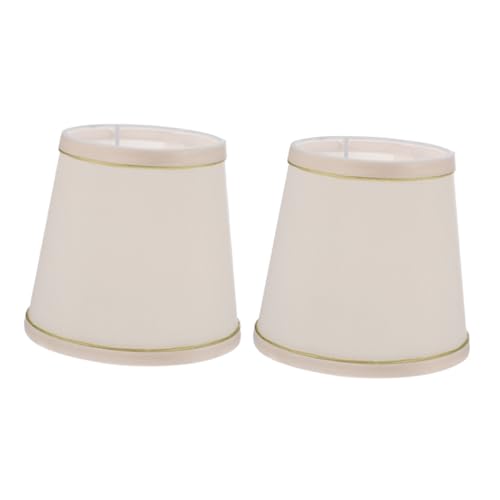 Sewroro 2 Stück Cremefarbene Stoff lampenschirme Langlebig Elektrische Lampenschirme Geeignet für Wohnzimmer Beleuchtungsschutz Einfache Montage Sewroro 2 Stück Cremefarbene Stoff lampenschirme Langlebig Elektrische Lampenschirme Geeignet für Wohnzimmer Beleuchtungsschutz Einfache Montage von Sewroro