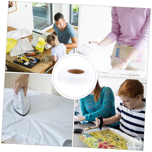 Sewroro 2 Stück Doppelseitiges Klebeband Stoff Hitzeschmelzendes Selbstklebendes Nähzubehör für Nahtlose Säumen Langlebiges Textilklebestreifen für Heimreparatur und Bastelarbeiten Sewroro 2 Stück Doppelseitiges Klebeband Stoff Hitzeschmelzendes Selbstklebendes Nähzubehör für Nahtlose Säumen Langlebiges Textilklebestreifen für Heimreparatur und Bastelarbeiten von Sewroro
