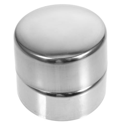 Sewroro 2 Stück Edelstahl Handlauf Endkappen Runde Treppenhandlauf Abschlusskappen Rostfrei Einfache Montage Widerstandsfähig gegen Verformung Geeignet für Verschiedene Handlaufstile von Sewroro