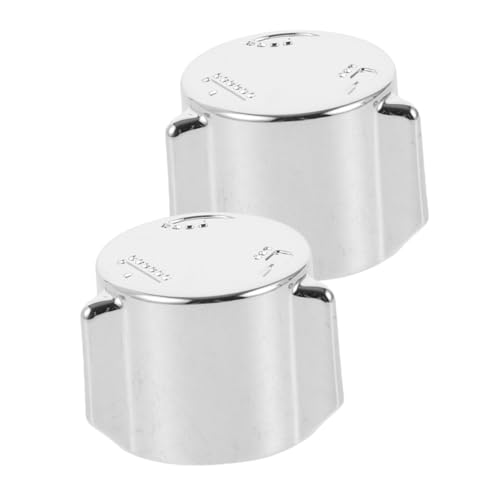 Sewroro 2 Stück Einstellbarer Wasserhahn Griff mit Mischventil Dreistufenregler für Bad und Dusche Leichtes Metall Ersatzteil für Duscharmatur und Wasserhahn Küche von Sewroro