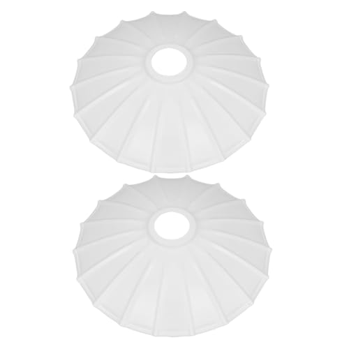 Sewroro 2 Stück Eisen Lampenschirme Modern Pleated Design Robuster Schmiedeeisen Lampenabdeckung Für Esszimmer Flur Wand und Hängelampen von Sewroro