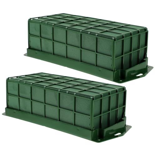 Sewroro 2 Stück Floral Foam Cage mit Starkem Wasserspeicher Steckmasse Frische Blumenarrangements Praktische Blumenschaumhalterung mit Hängekäfig für Hochzeit und Tischdekoration Sewroro 2 Stück Floral Foam Cage mit Starkem Wasserspeicher Steckmasse Frische Blumenarrangements Praktische Blumenschaumhalterung mit Hängekäfig für Hochzeit und Tischdekoration von Sewroro