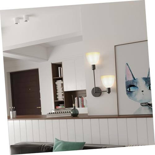 Sewroro 2 Stück Glas Lampenschirm Lampenschirm Zubehör Modernes Design Für Pendelleuchte Wandleuchte Eleganter Leuchtenschirm Für Innenbeleuchtung von Sewroro