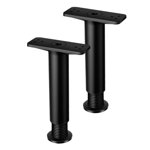 Sewroro 2 Stück Höhenverstellbare Bettstützbeine Teiliges Langlebige Möbelbeine für Bettrahmen Sofa Schrank Ersatzteile für Matratzen Adjustable Support Legs von Sewroro