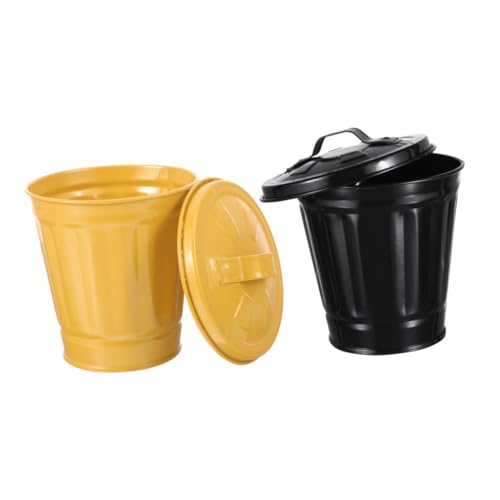 Sewroro 2 Stück Kleiner Tischmülleimer mit Deckel Süßer Desktop abfalleimer für Schlafzimmer und Wohnzimmer Kreativer Papierkorb für Schreibtisch Robust und Vielseitig Einsetzbar Sewroro 2 Stück Kleiner Tischmülleimer mit Deckel Süßer Desktop abfalleimer für Schlafzimmer und Wohnzimmer Kreativer Papierkorb für Schreibtisch Robust und Vielseitig Einsetzbar von Sewroro