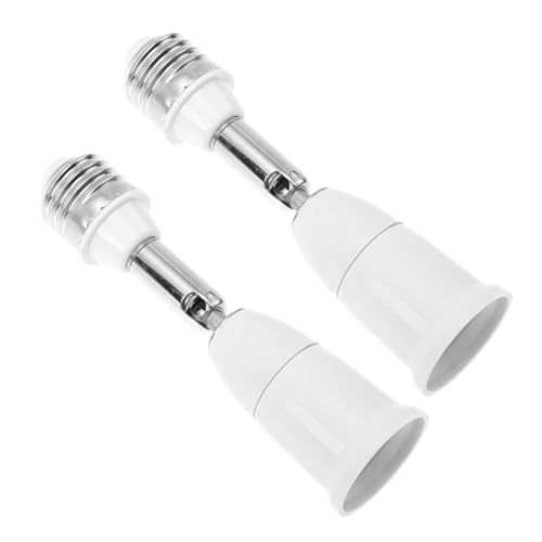 Sewroro 2 Stück Lampenfassung Adapter Verlängerungsschlauch Robuster Lampenadapter Kompatibel mit LED und Energiesparlampen Vielseitiger Lampenadapter für und Garage Sewroro 2 Stück Lampenfassung Adapter Verlängerungsschlauch Robuster Lampenadapter Kompatibel mit LED und Energiesparlampen Vielseitiger Lampenadapter für und Garage von Sewroro