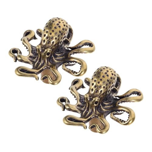 Sewroro 2 Stück Messing Türgriffe Kraken-Design Nautische Schubladenknöpfe für Kommode Schrank Küche Vintage Griff mit Maritimem Flair und Einfacher Montage Sewroro 2 Stück Messing Türgriffe Kraken-Design Nautische Schubladenknöpfe für Kommode Schrank Küche Vintage Griff mit Maritimem Flair und Einfacher Montage von Sewroro