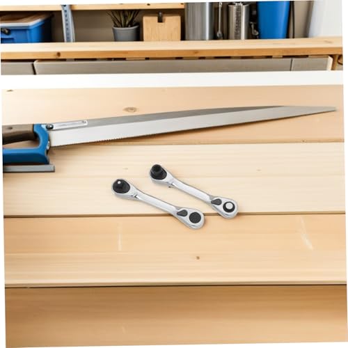 Sewroro 2 Stück Mini Ratschenschlüssel Multifunktionaler Selbstsichernder Schraubenschlüssel Mini Ratschengriff T Schraubenschlüssel T Griff Steckschlüssel Doppelseitiger von Sewroro