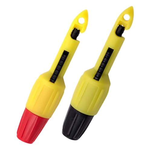 Sewroro 2 Stück Multimeter Prüfspitzen mit Isolierter Nadel für Kabeldurchdringung Professionelle Leiterplatten Prüfsonde Geeignet für Autoelektrik und Industrielle Leitungsprüfung von Sewroro