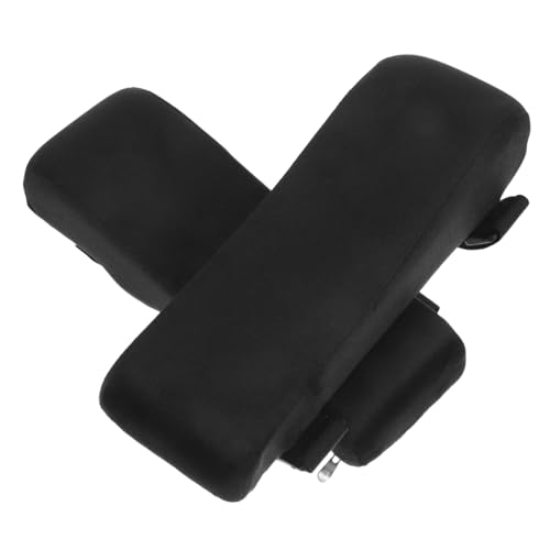 Sewroro 2 Stück Padded Armrest Cover Weiche Waschbare Polster mit Rutschfestem Bezug Ergonomische Armlehnenkissen für Büro Gaming-stühle Langlebiger Druckentlastend Komfortable von Sewroro