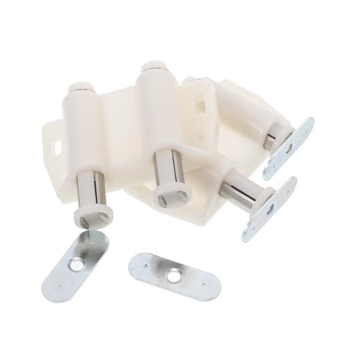 Sewroro 2 Stück Push to open Magnetischer Türmagnet für Schranktüren mit Unsichtbarem Design und Automatischem Rückprall Praktischer Dämpfer für Küchenschränke Einfaches Öffnen ohne Griff von Sewroro